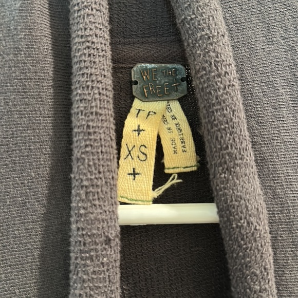 Free People Zip-up Drapey Cardigan size XS - Picture 3 of 6